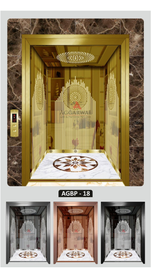 Lift design in modern home