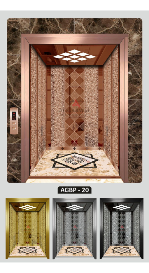 Compact elevator for apartments