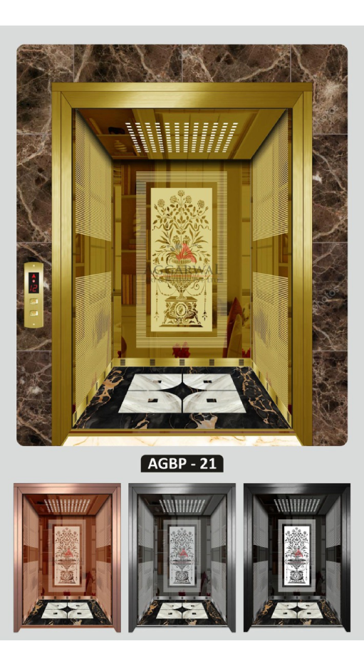 Lift design in modern home