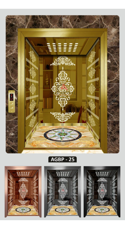 Compact elevator for apartments