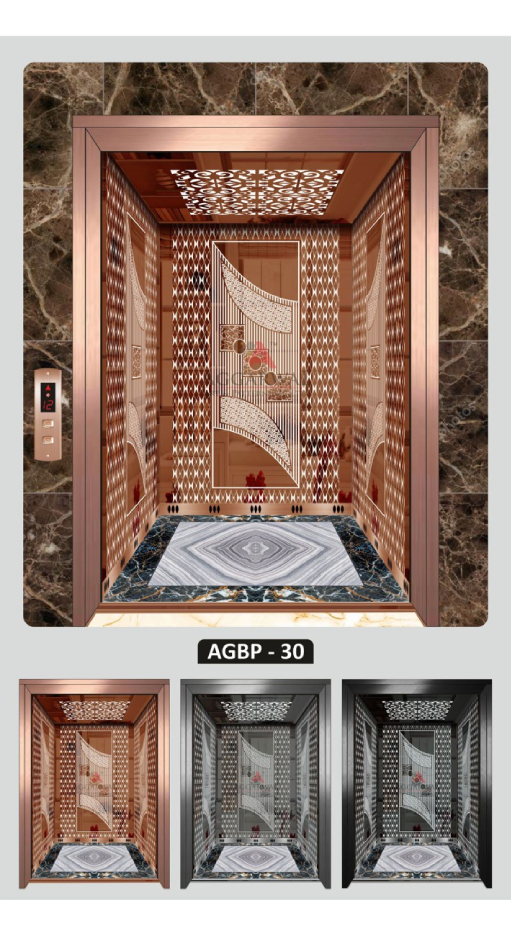 Lift design in modern home