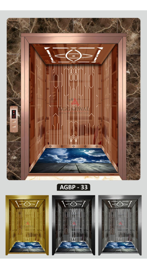 Compact elevator for apartments