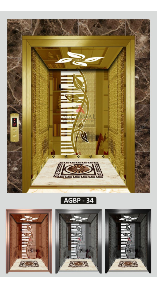 Lift design in modern home