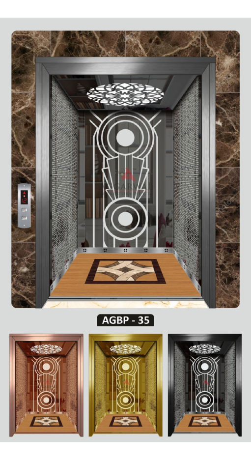 Lift design in modern home