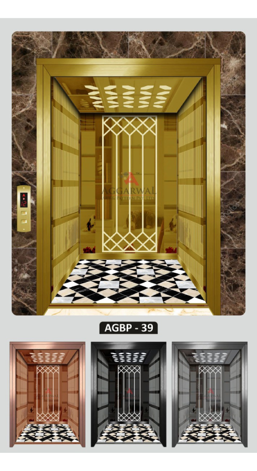 Compact elevator for apartments