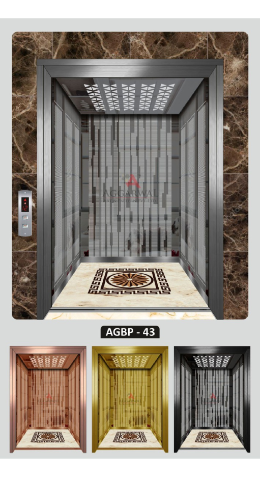 Compact elevator for apartments