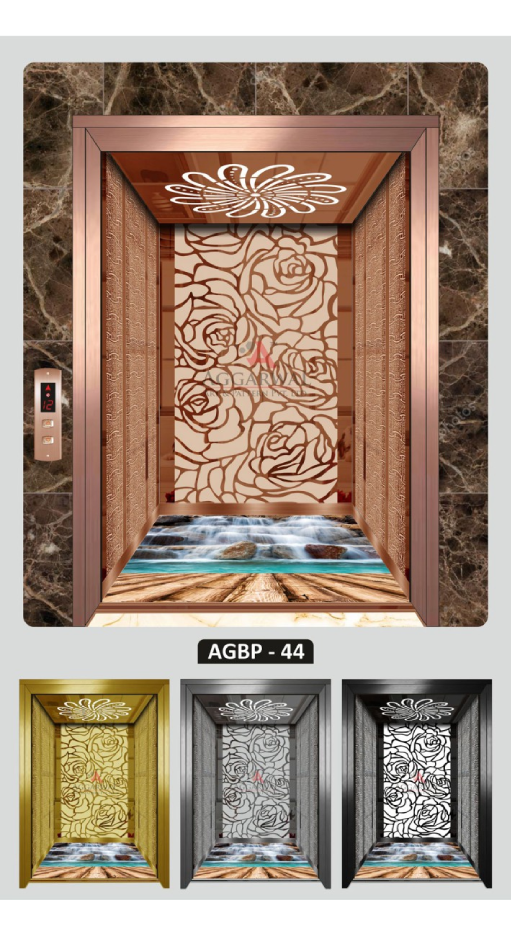 Lift design in modern home