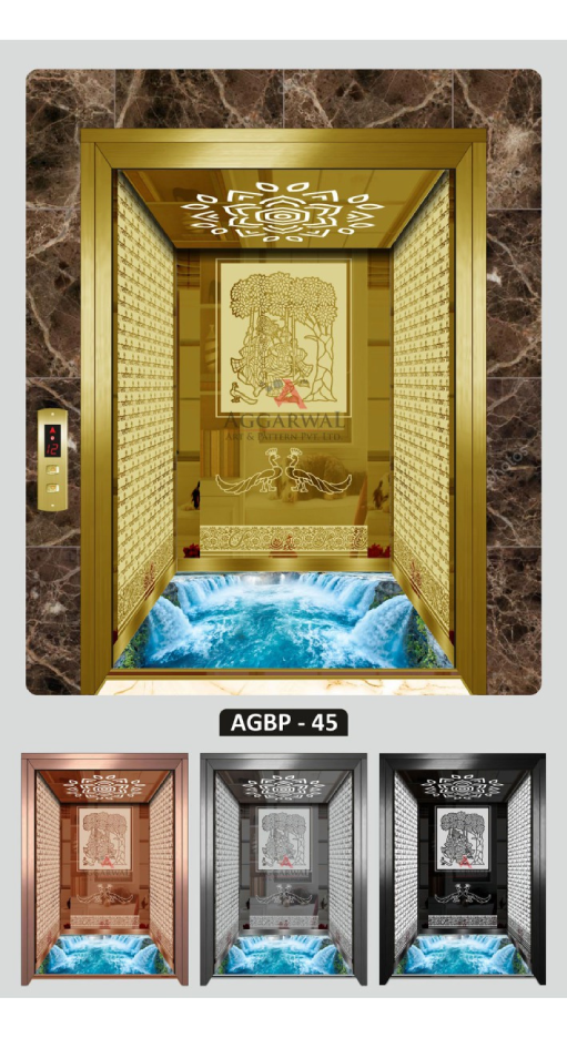 Lift design in modern home