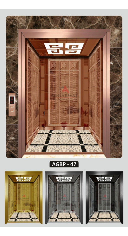 Compact elevator for apartments