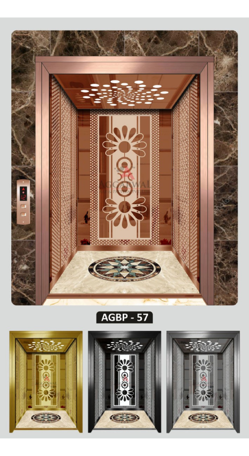 Compact elevator for apartments