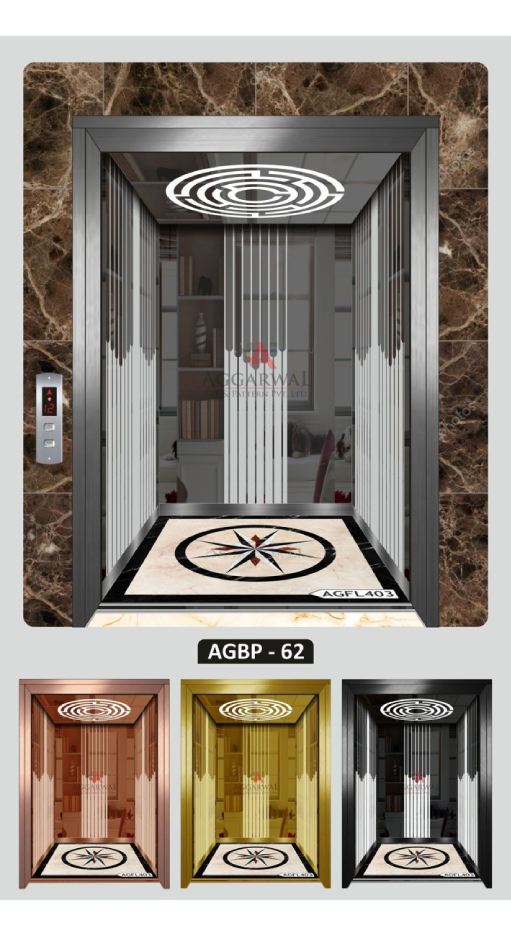 Lift design in modern home