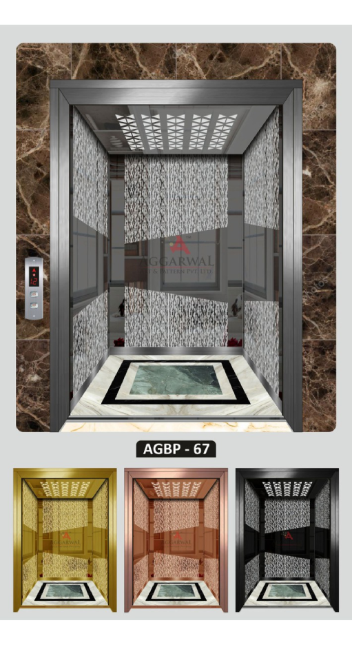 Compact elevator for apartments