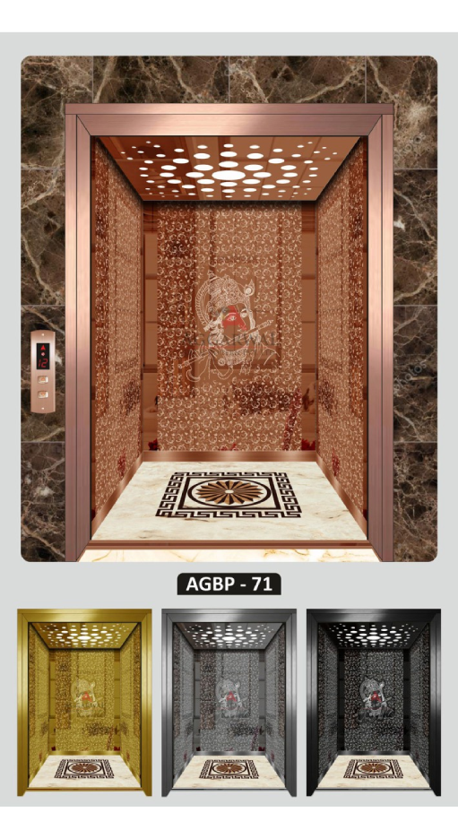 Compact elevator for apartments